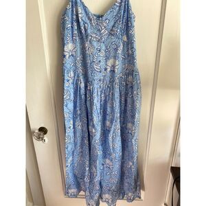 NWT Roller Rabbit x Target‎ Collaboration Boho Midi Floral Dress Size S
